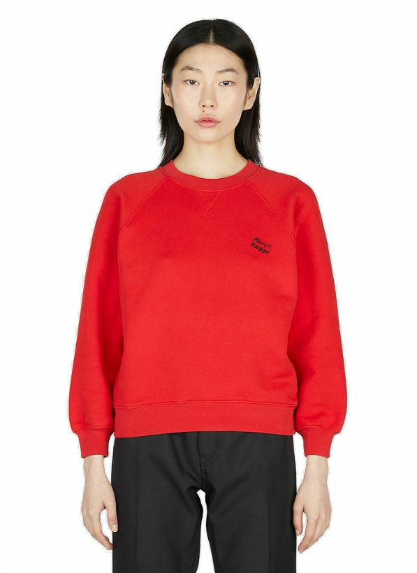 Photo: Meryll Rogge - Shrunken Sweatshirt in Red