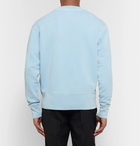 Acne Studios - Garment-Dyed Loopback Cotton-Jersey Sweatshirt - Men - Light blue