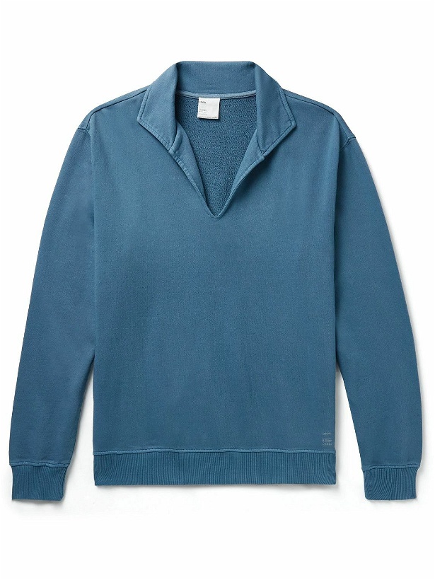 Photo: Onia - Garment-Dyed Cotton-Jersey Sweatshirt - Blue