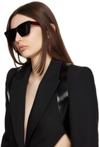 Alexander McQueen Black Selvedge Sunglasses
