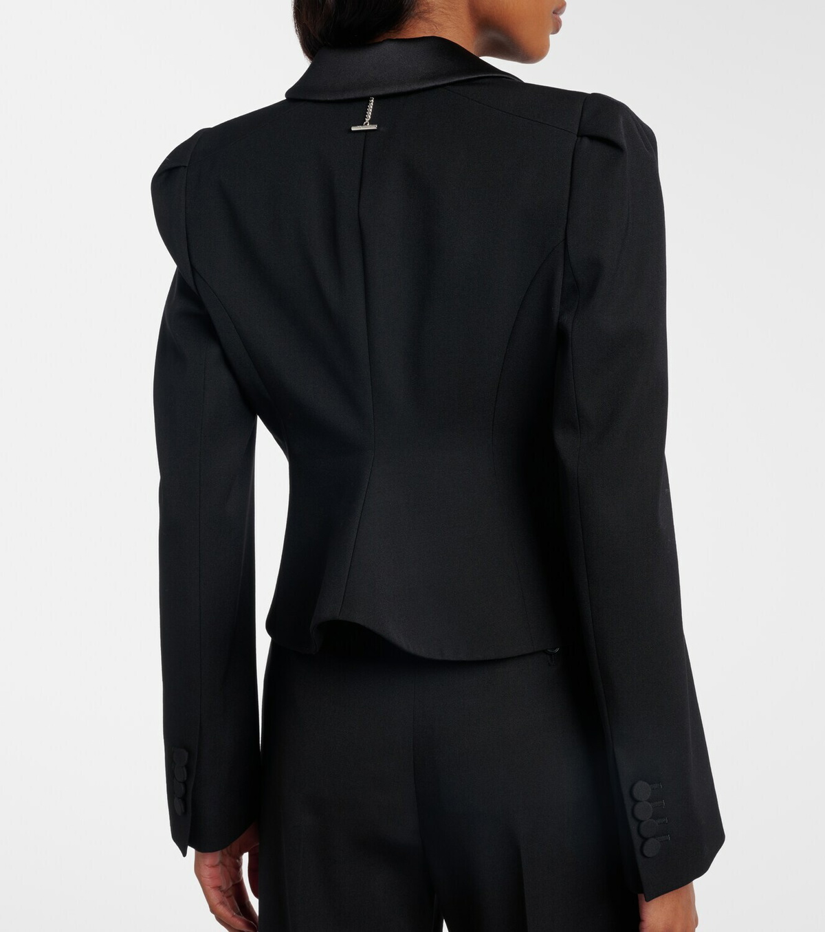 McQueen Cropped wool blazer