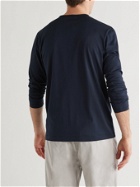 SUNSPEL - Pima Cotton-Jersey T-Shirt - Blue