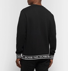 Balmain - Logo-Trimmed Loopback Cotton-Jersey Sweatshirt - Black