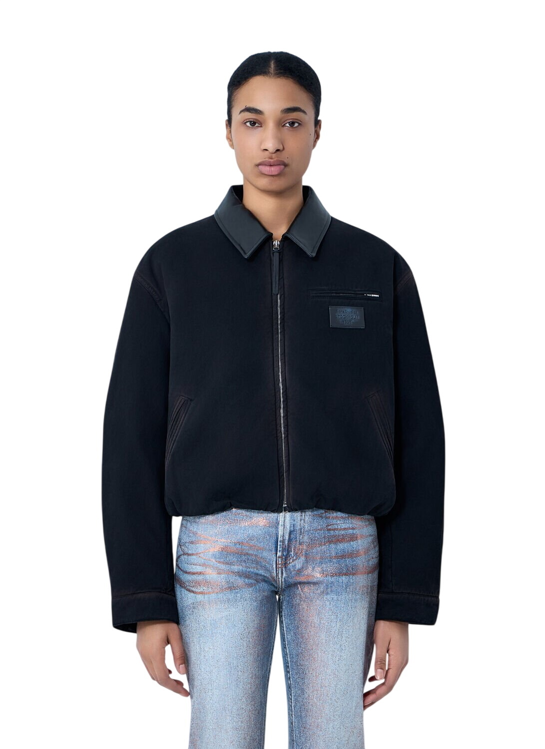 Acne Studios Black Clea Bomber Jacket Acne Studios