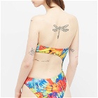 Melissa Simone Women's Elle Feather Cut Out Swimsuit in Multi