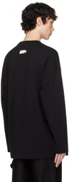Feng Chen Wang Black Double Neck Jersey T-shirt