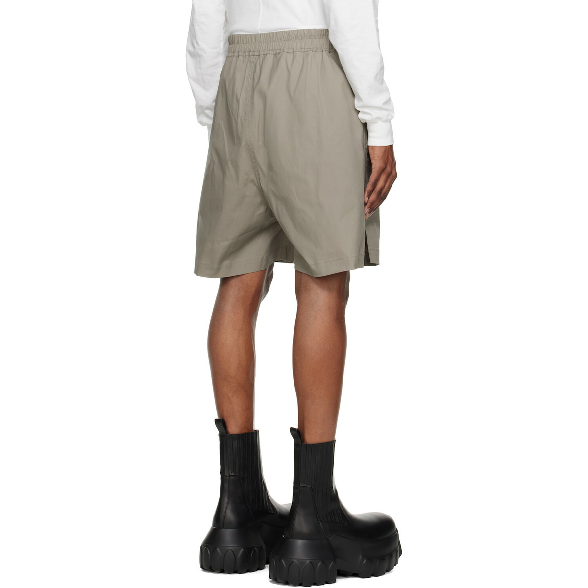 Rick Owens Taupe Tower Boxers Shorts