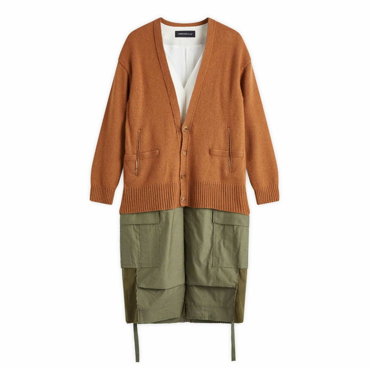 Photo: Undercover Women's Multi Layer Cardigan Jacket in Brown