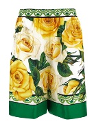 Dolce & Gabbana Silk Shorts