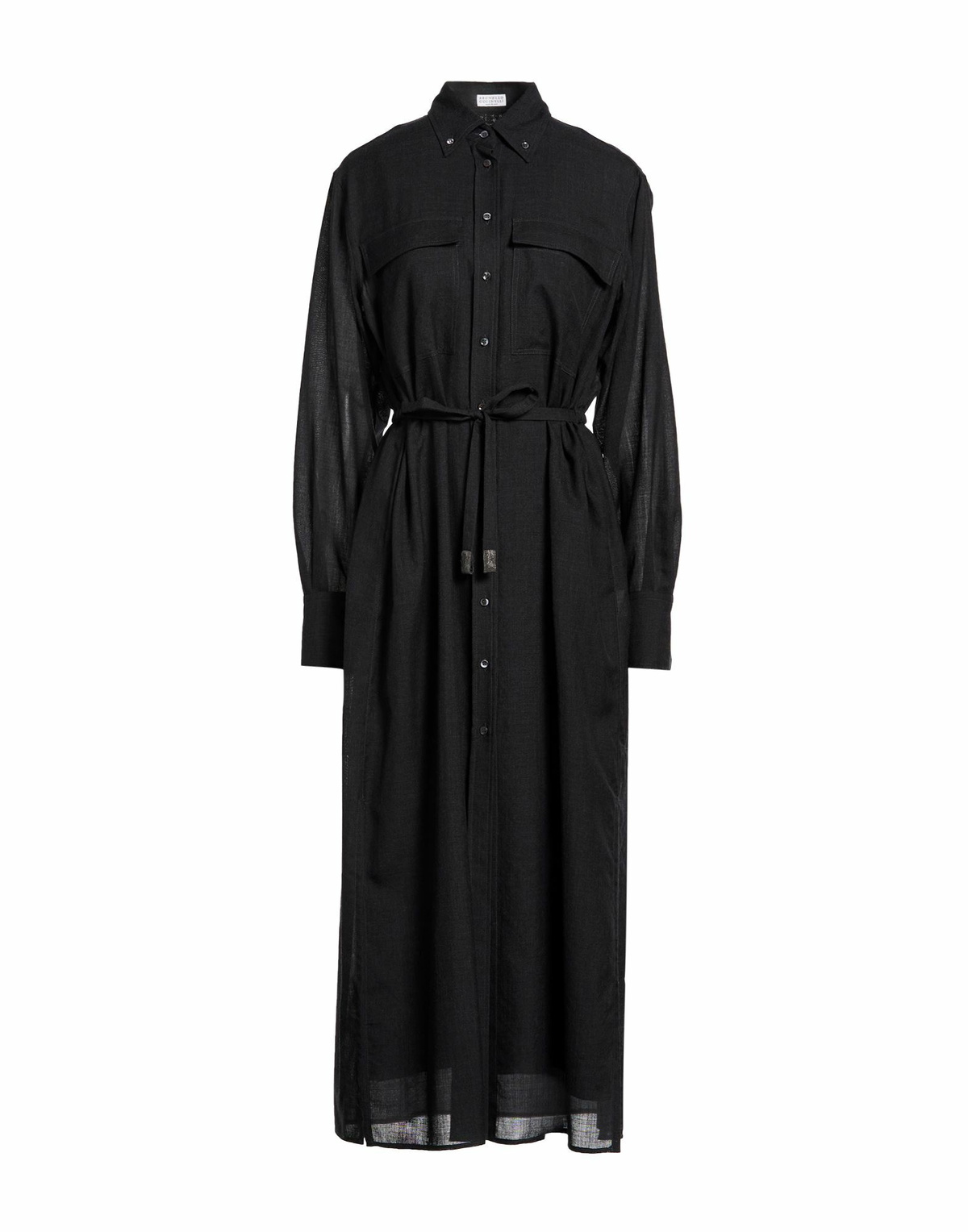Brunello Cucinelli Womens Maxi dress Charcoal