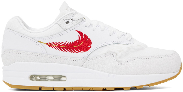 Photo: Nike White Air Max 1 'The Bay' Sneakers