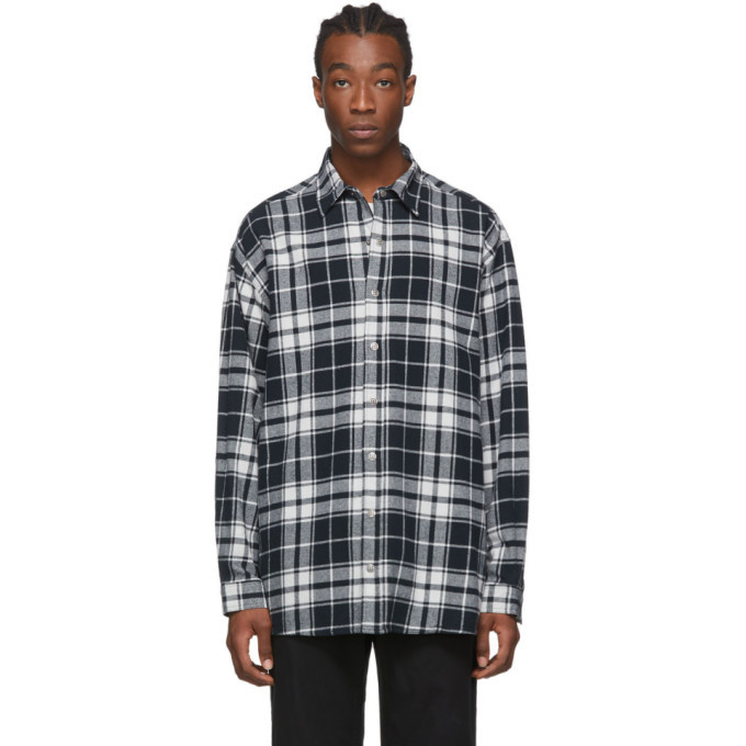 Photo: Ksubi Black and White Check Stereo Shirt