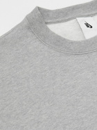 Nike - Solo Swoosh Cotton-Blend Jersey Sweatshirt - Gray