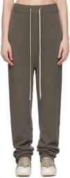 Rick Owens Gray Concordians Rasato Cashmere Knit Lounge Pants