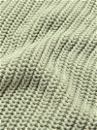 Richard James - Ribbed Linen Sweater - Green