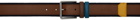 Paul Smith Brown Leather D-Ring Belt