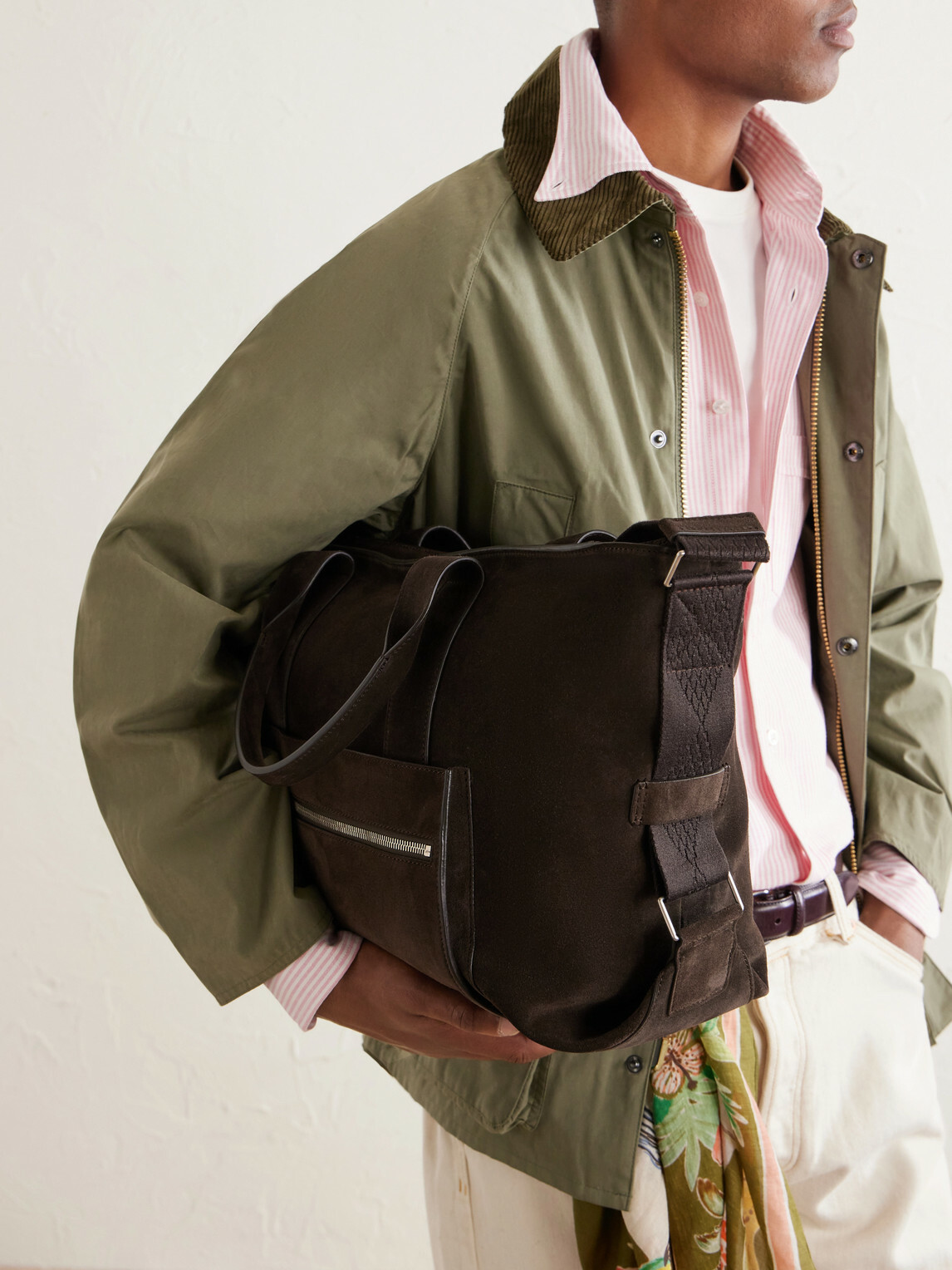 Métier - Racer Suede Tote Bag