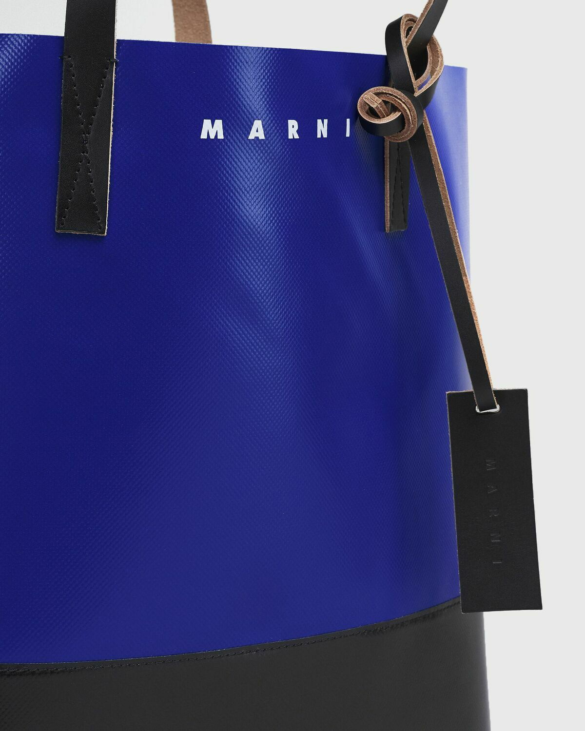 Tribeca shopping bag in blue and black