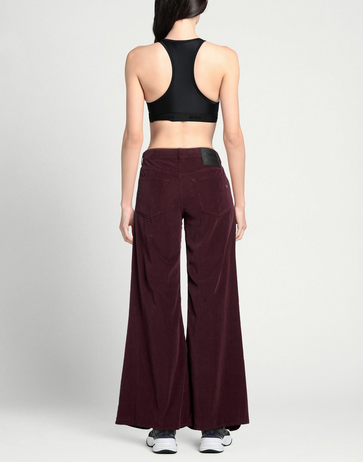 Dondup Womens Pants Burgundy
