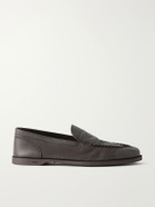 John Lobb - Pace Full-Grain Leather Loafers - Brown