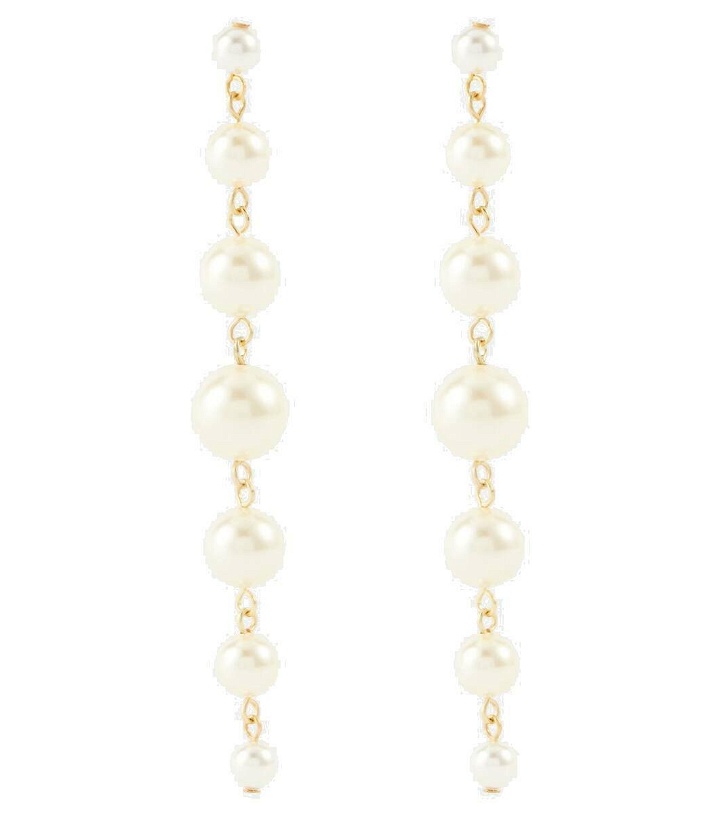 Photo: Jennifer Behr Perlette faux pearl drop earrings