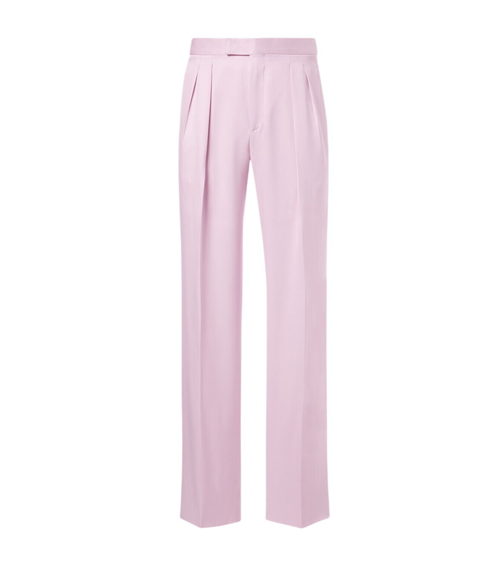 Photo: Tom Ford Silk gabardine suit pants
