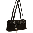 OSOI Brown Shoulder Brocle Mini Bag
