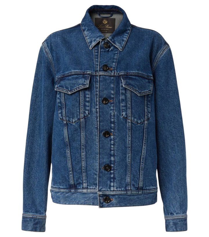 Photo: Loro Piana Tulus cotton and silk denim jacket
