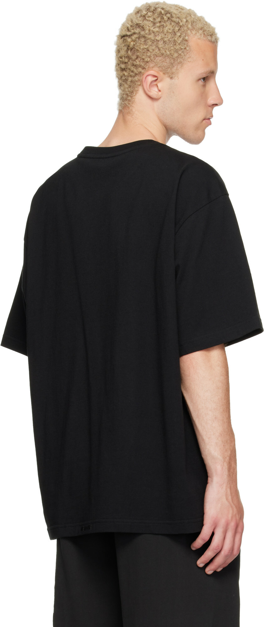 We11done Black Gradient Logo T-shirt