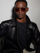 Jacques Marie Mage - Nick Fouquet Nellcôte Square Frame Metal Sunglasses