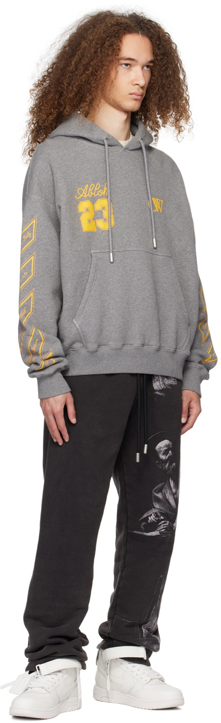 Off-White Gray 'OW 23' Skate Hoodie Off-White