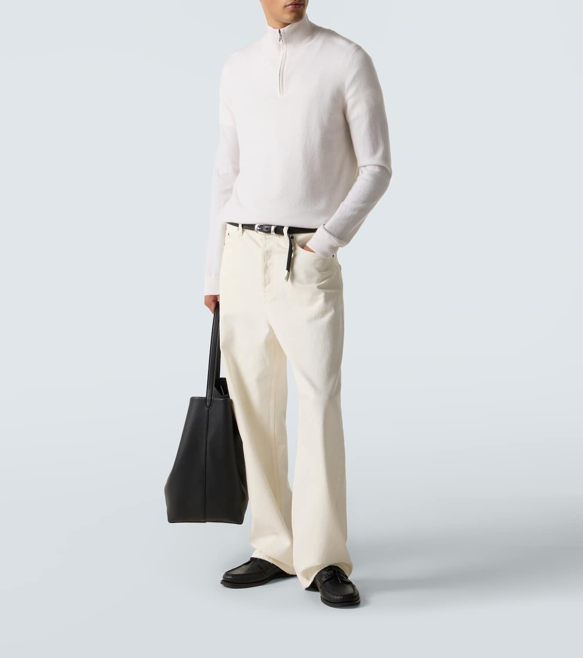 Le Kasha Dared cashmere half-zip sweater