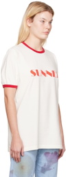 SUNNEI SSENSE Exclusive White T-Shirt