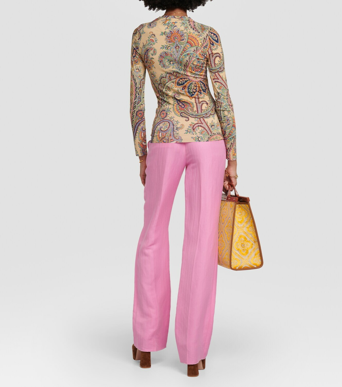 Etro Paisley jersey top