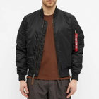 Alpha Industries Men's MA-1 VF 59 Flight Jacket in Black