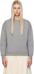 Maison Kitsuné Gray Bold Fox Head Sweatshirt