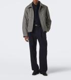 Dries Van Noten Pleated wool straight pants