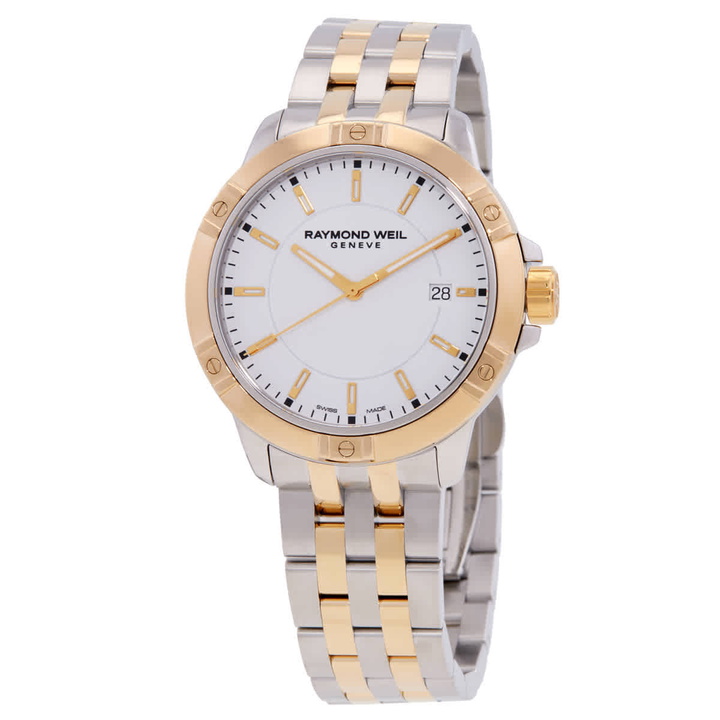 Photo: Raymond Weil Tango Quartz White Dial Mens Watch 8160-STP-30041
