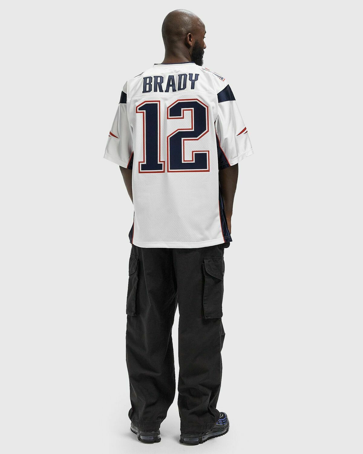 Mitchell & Ness NFL AUTHENTIC JERSEY NEW ENGLAND PATRIOTS 2000 TOM BRADY #12 White Men