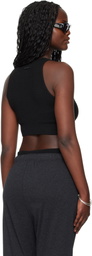 Fear of God ESSENTIALS Black Holiday Waffle Sport Tank Top