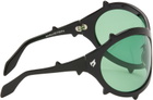 MAUSTEIN SSENSE Exclusive Black Bug Spike Sunglasses