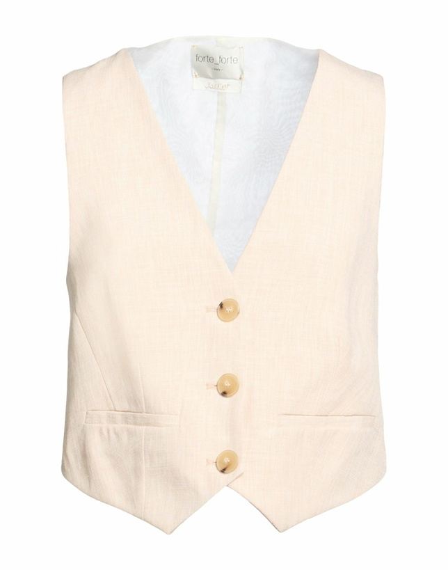 Photo: Forte_forte Womens Tailored Vest Apricot