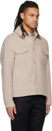 Vince Beige Recycled Wool Jacket