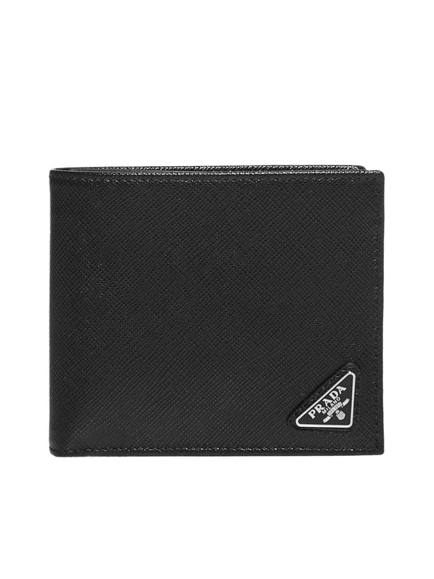 Photo: Prada Logo Plaque Bifold Wallet