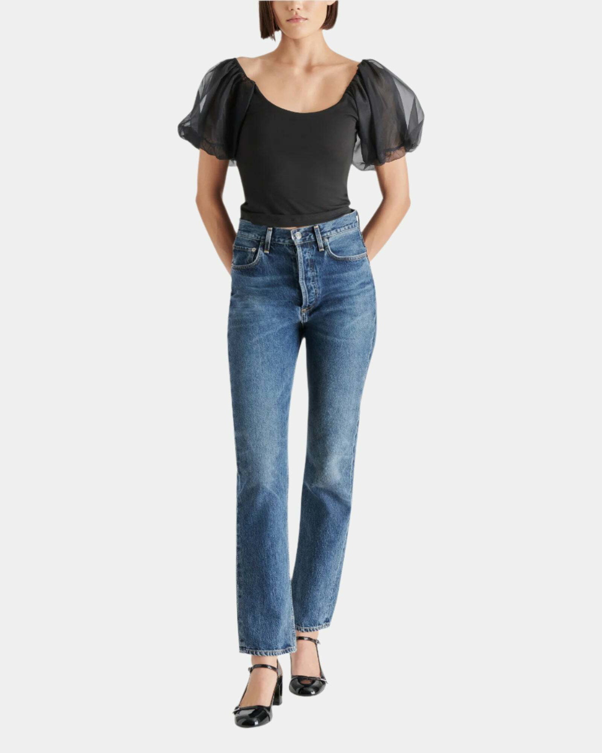 Steve Madden Pamelia Top in Black