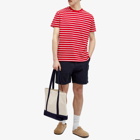 Polo Ralph Lauren Men's Stripe T-Shirt in Red/White