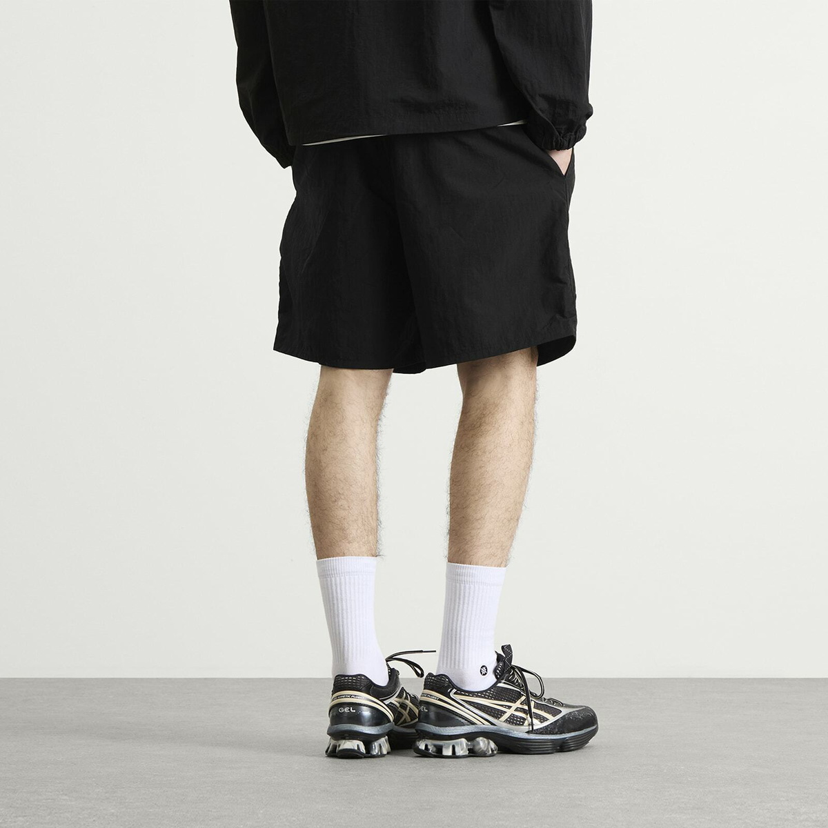 F.C. Real Bristol Men's Nylon Easy Shorts in Black