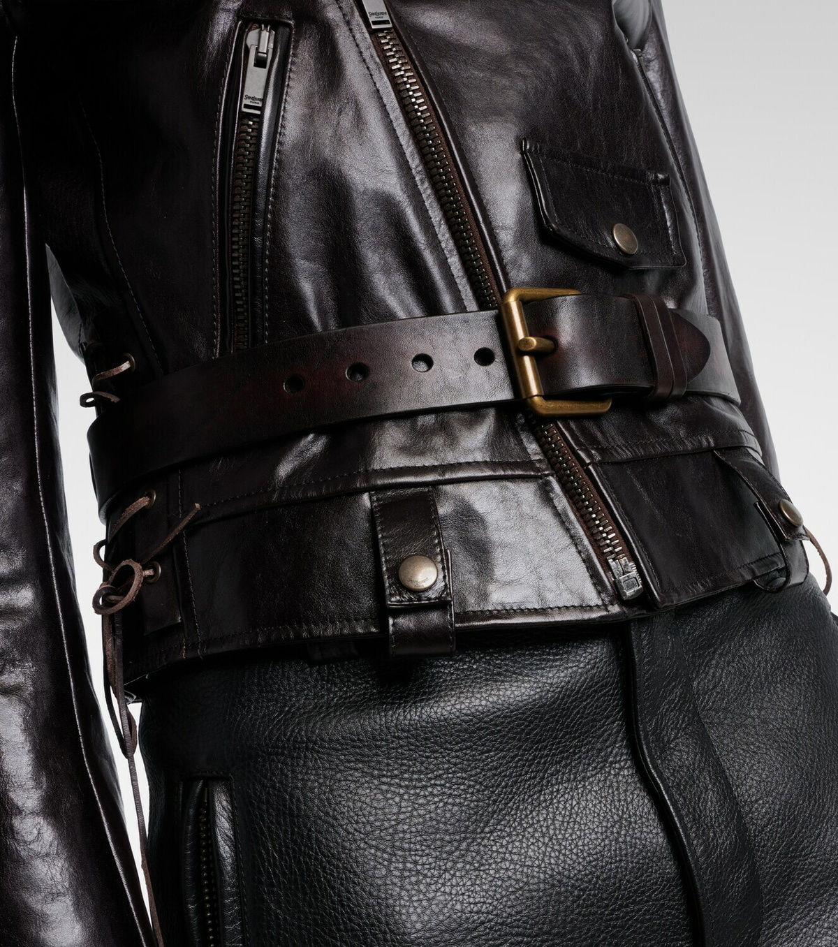 Saint Laurent Leather biker jacket