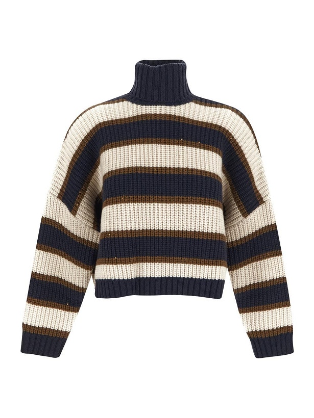 Photo: Brunello Cucinelli Striped Sweater