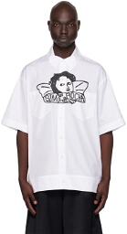 Simone Rocha White Printed Shirt